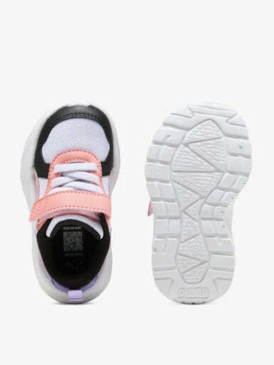 TRINITY 2 JR Kids Sneakers with Scratch White