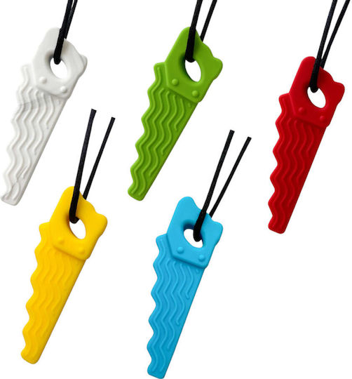 Queen Mother Saw Teething Necklace Silicone Teething Relief for 6 m+