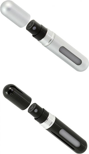 Set Sticluțe Parfum de Călătorie Tecos 2 Sticle Culoare Negru Argintiu 5ml
