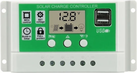 Solarladeregler Lithium-Batterieladegerät 30A 12V 24V BLS-30A