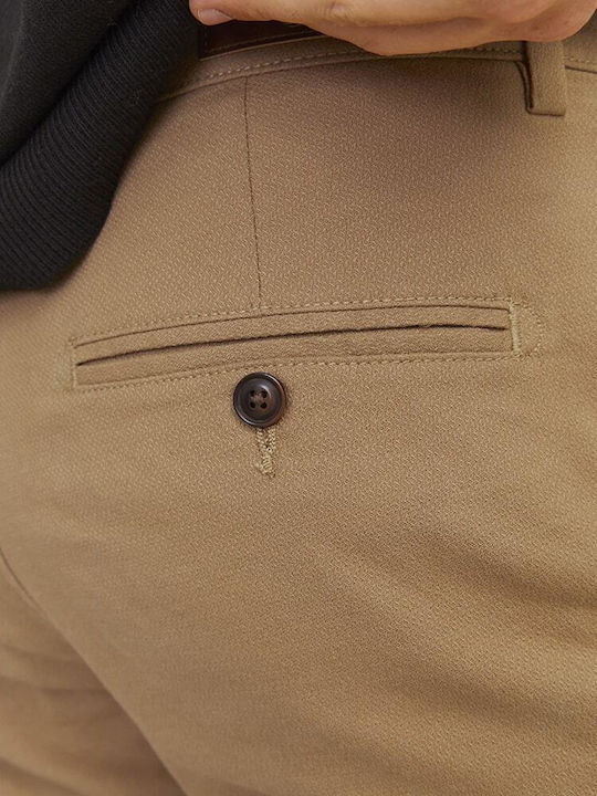 Marco Trousers Chino in Slim Fit Kelp-beige