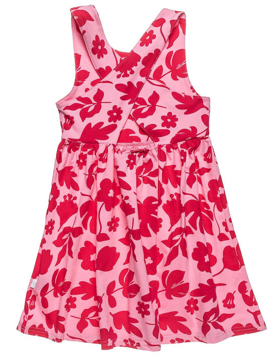 Rochie pentru Copii Fără mâneci Floral Roz
