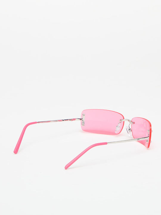 Vans Herren Sonnenbrille mit Rosa Metall Gestell und Rosa Linse VN000GMYC9L