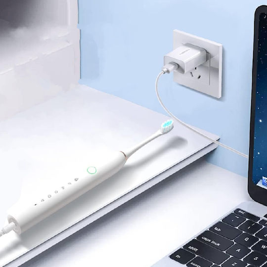 Belismile Water Flosser Μπαταρίας Λευκό