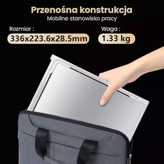 Extralink Smart Life S350 2-Screen 13.3" Full HD IPS 60Hz Monitor for Laptops 13.3" to 17.3"