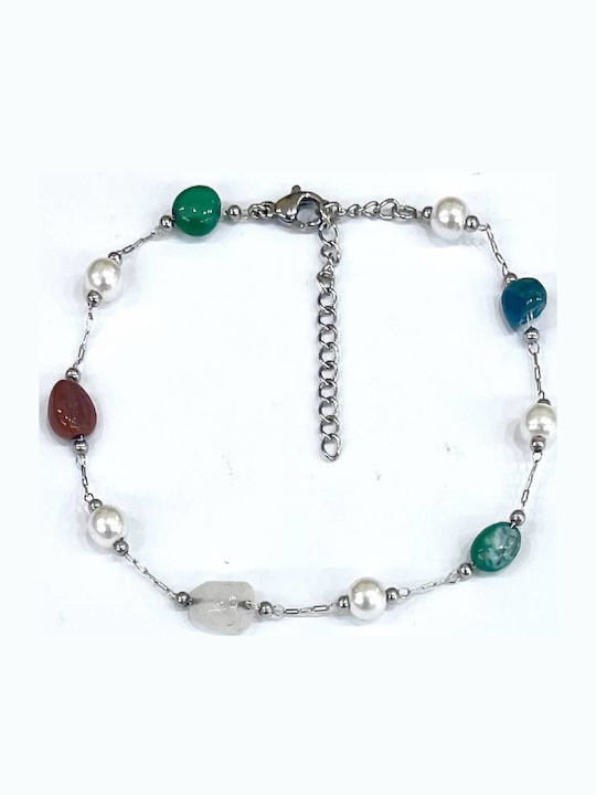 Tatu Moyo Fußarmband aus Stahl