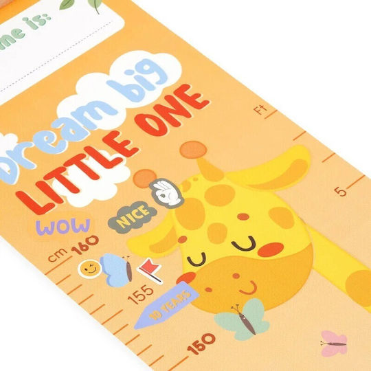 Legami Milano Kids Growth Height Chart Wall Sticker Multicolour