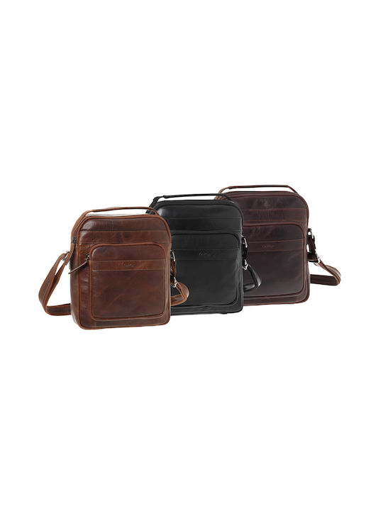 Lavor Leather Men's Bag Shoulder / Crossbody Brown