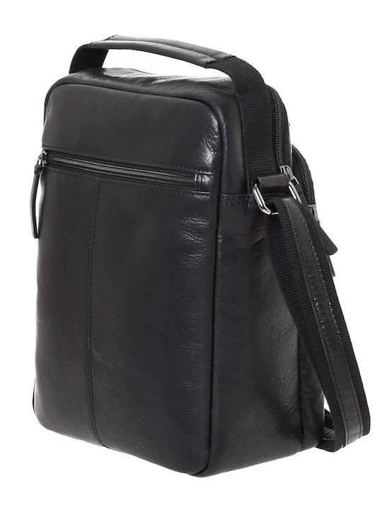 Leather Men's Bag Shoulder / Crossbody Black