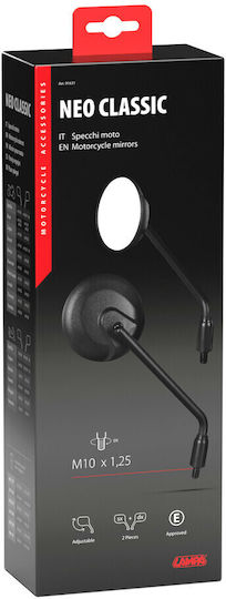Lampa Motorcycle Mirrors 2pcs Black