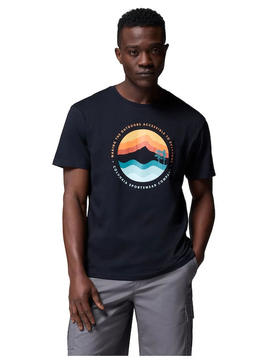 Columbia Path Lake Ii T-shirt Czarne