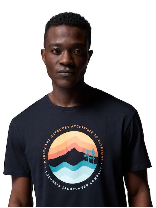 Path Lake Ii T-shirt Czarne
