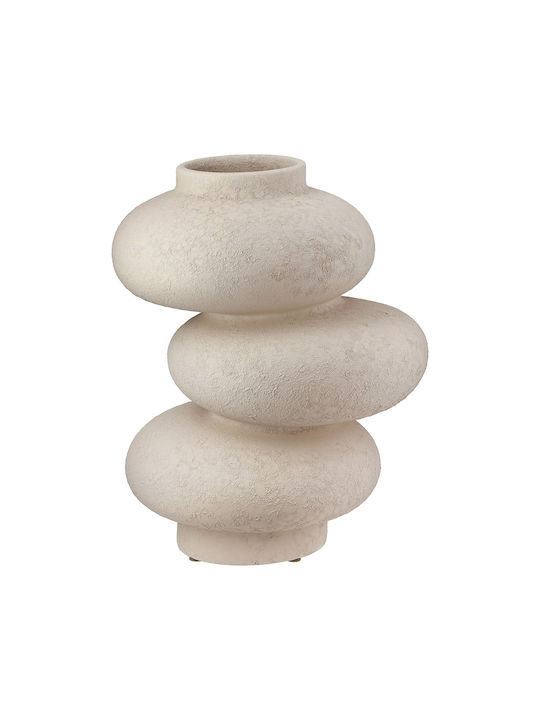 ArteLibre Декоративна ваза Камък Stone Сив 17x17x21см 13бр