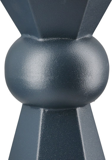 ArteLibre Decorative Vase Metallo Blue 10x10x24cm
