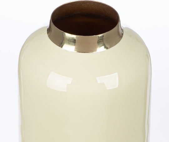 ArteLibre Decorative Vase Roro Ecru 85x10x10cm