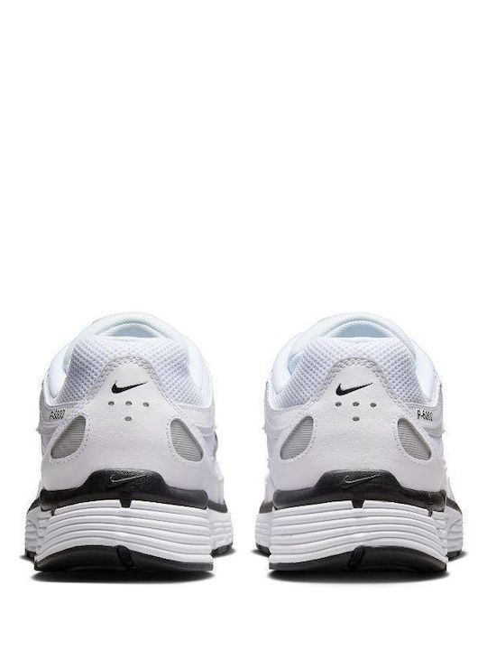 P-6000 Chunky Sneakers White / Black / Silver