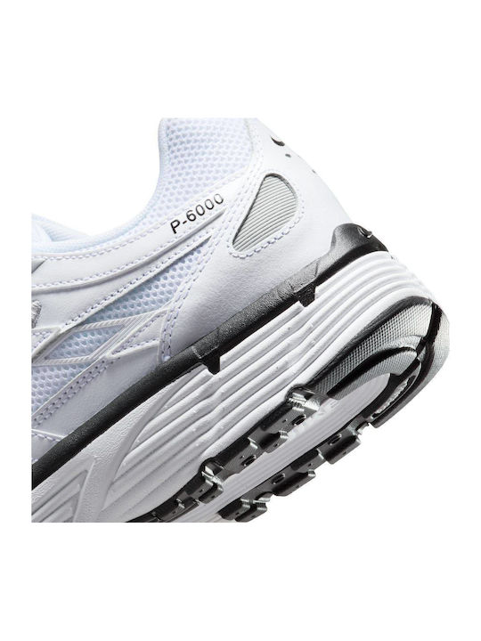 P-6000 Chunky Sneakers White / Black / Silver