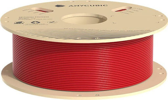 Anycubic PLA 3D Printer Filament 1.75mm Κόκκινο 1kg 1τμχ (Spool)