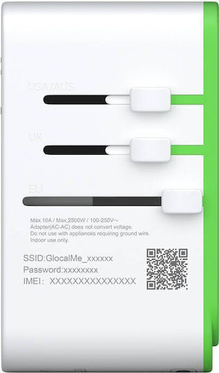 GlocalMe RoamPlug Universal Wireless 4G Modem / Router DSL portabil