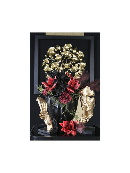 ArteLibre Decorative Space Two Hands made of Metallic 13.5x8x29cm 1pcs