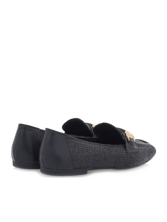 Γυναικεία Loafers ΜΑΥΡΗ ΨΑΘΑ