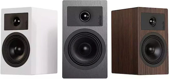 Indiana Line TESI 2 Ζεύγος Ηχείων Hi-Fi Βιβλιοθήκης 80W 2 Δρόμων Π14xΒ18xΥ24.5εκ. Λευκό