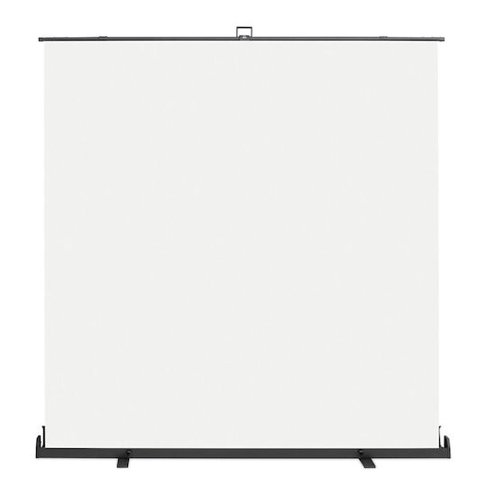 Walimex Roll-up Панел Фотографско Фон Текстилен 210x220см Бял