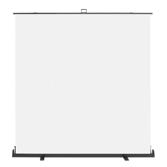 Walimex Roll-up Панел Фотографско Фон Текстилен 210x220см Бял