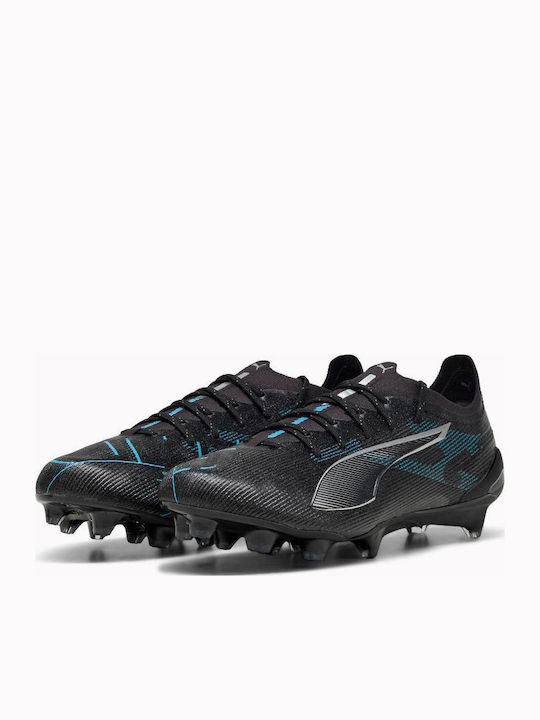 PUMA Ultra 5 Ultimate Ποδοσφαιρικά Παπούτσια με Τάπες FG Μαύρα PUMA Ultra 5 Ultimate Ποδοσφαιρικά Παπούτσια με Τάπες FG Μαύρα