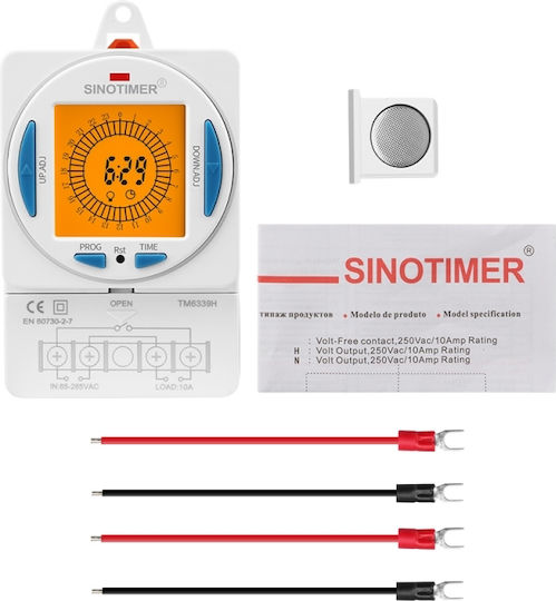 Digitales Relais-Timer Sinotimer 250VAC/10A 50/60Hz TM6339H2-30D