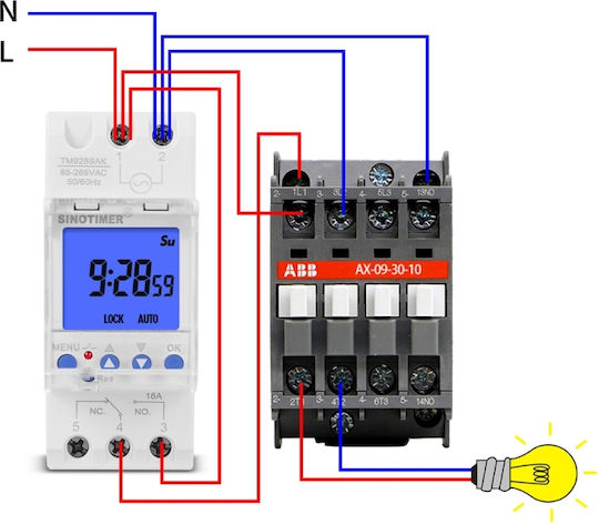 Programmable Timer 1 Second Sinotimer Timer Switch Programmable Illuminated 230v 16a Tm928sakl