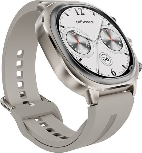 HiFuture AIX Lite Waterproof Smartwatch with Heart Rate Monitor (Champagne Gold)