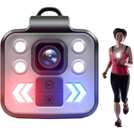 Portable Mini Camera 1080p Fhd Video Recording Led Flashlight Alert Mode Any Situation