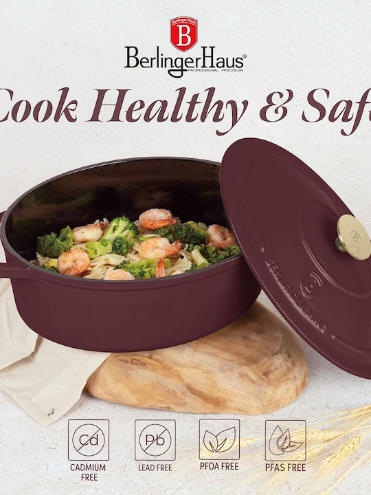Berlinger Haus Leonardo Dutch Oven Oval Cast Iron 30x30cm 1pcs