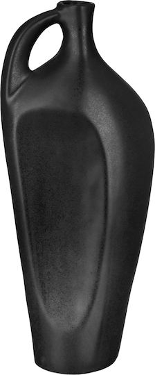 ArteLibre Ceramic Vase Nera Black Φ10.5xH25cm