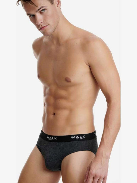Men's Slips Grey-black 2Pack