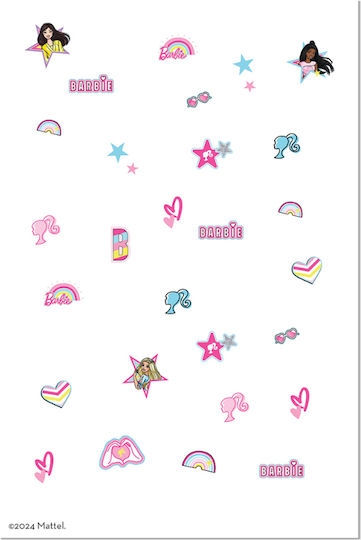 Snails Barbie Nail Stickers Magical Nail Stickers Dream Team 28pcs
