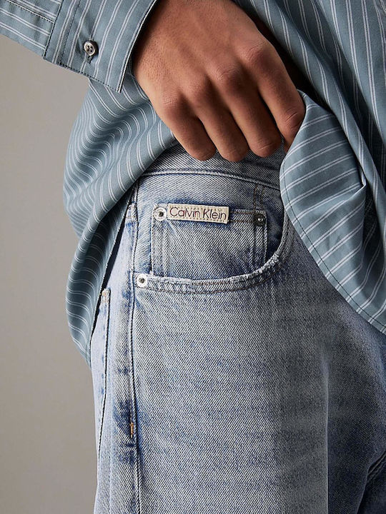 Pantaloni Jeans pentru Bărbați Albastru