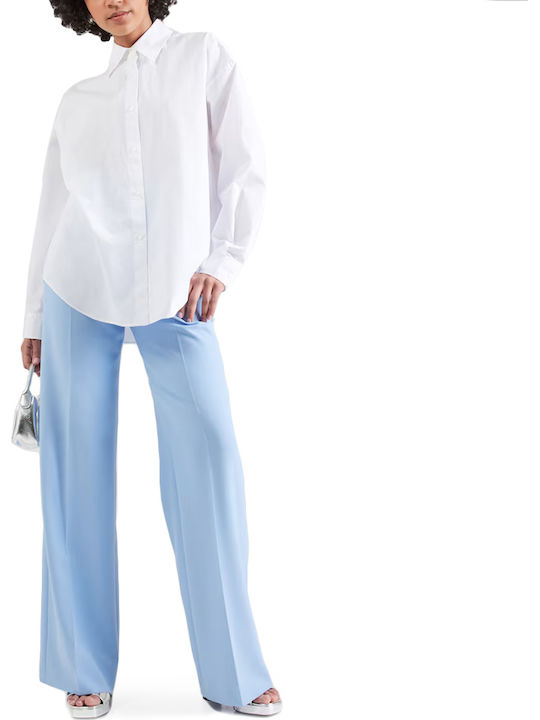 Women's Long Sleeve Shirt White - Purple - Orange