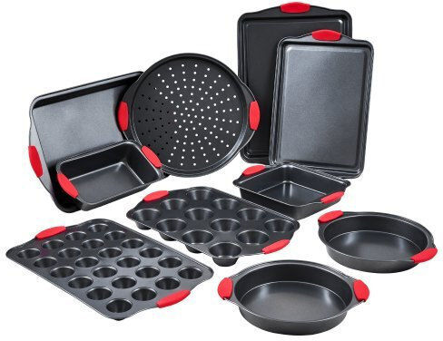 Vevor Baking Pan from Stainless Steel with Non-Stick Coating 10 Pieces