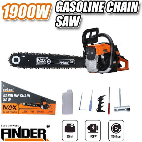 Finder Gasoline Chainsaw 6kg with Blade 50.8cm