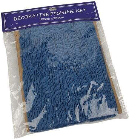 Faitakis Pack Fisherman's Net Fine Blue Craft Item in Blue Color