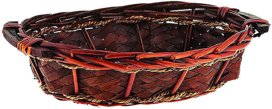 Bunny's Osterkorb Häschen Korbweide 9x33x25cm
