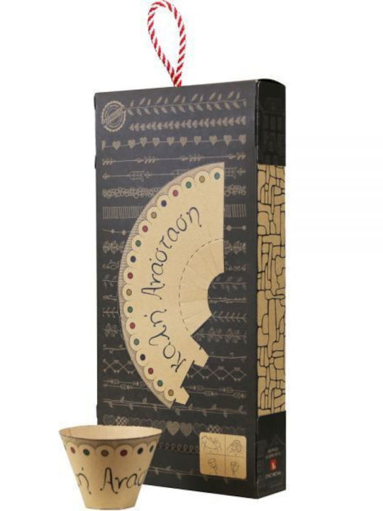 Easter Candle Round Bookmark 34pcs Beige