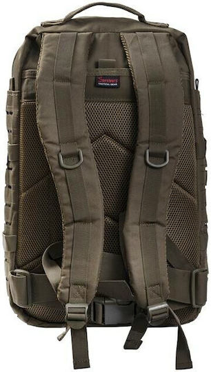 Survivors Laser-Cut Military Backpack Backpack made of Polyester Black 45lt