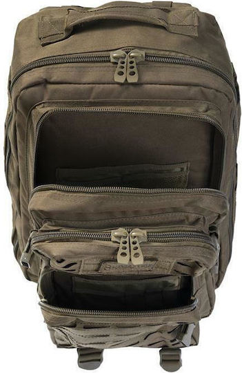 Survivors Laser-Cut Military Backpack Backpack made of Polyester Black 45lt