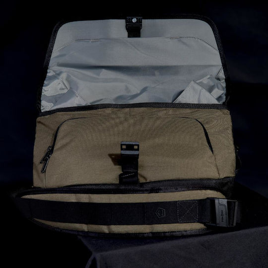 Consul Side Messenger Στρατιωτικό Τσαντάκι Ώμου από Cordura Μαύρο 13.4lt K16111-01