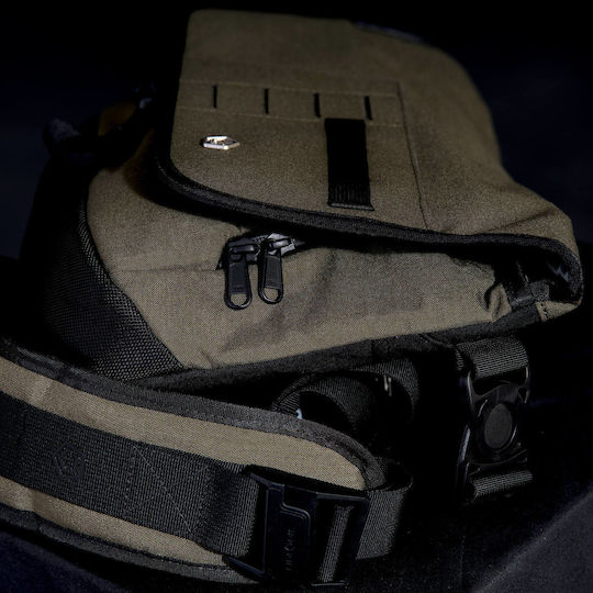 Consul Side Messenger Στρατιωτικό Τσαντάκι Ώμου από Cordura Μαύρο 13.4lt K16111-01