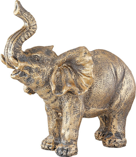 ArteLibre Set of Decorative Elephants Polyresin Africa Trio 3pcs