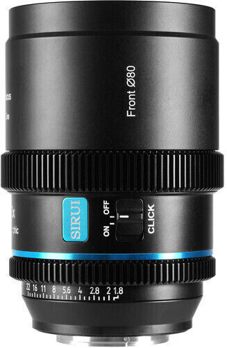 Sirui Φωτογραφικός Φακός T1.8 1.33X S35 Σταθερός για Nikon Z Mount Μαύρος